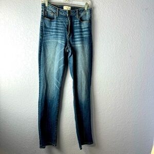 Parker Smith High Rise Straight Leg Distressed Jeans 27 Tall